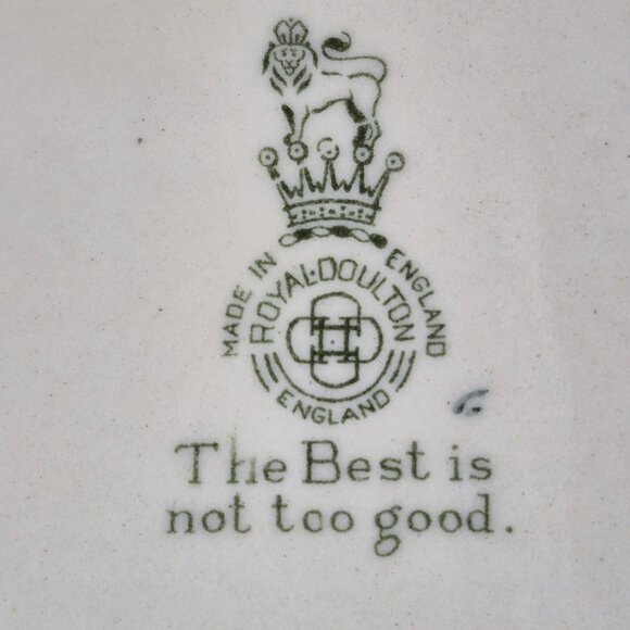 Vintage Royal Doulton The Best Is Not Too Good Toby Mug Limited Editon England - Picture 9 of 14